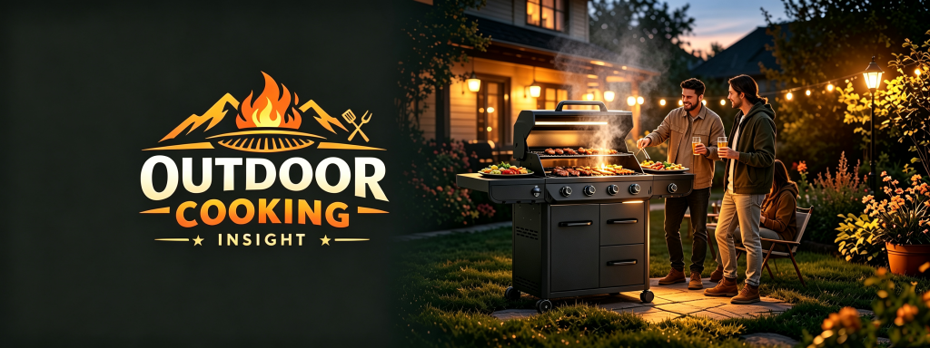 Outdoor BBQ grill, patio heater and fire pit equipment for backyard garden outdoor cooking and heating
